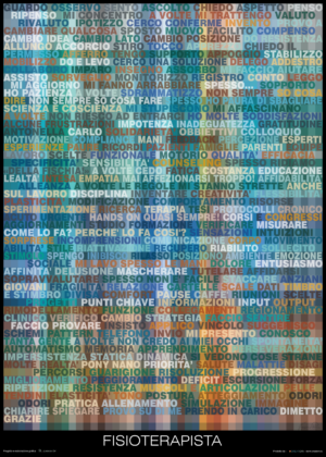 Manifesto artistico di Lorenzo Ori. Opera della serie “Manifesto dei mestieri e delle professioni” disponibile come edizione d’autore 50x70.